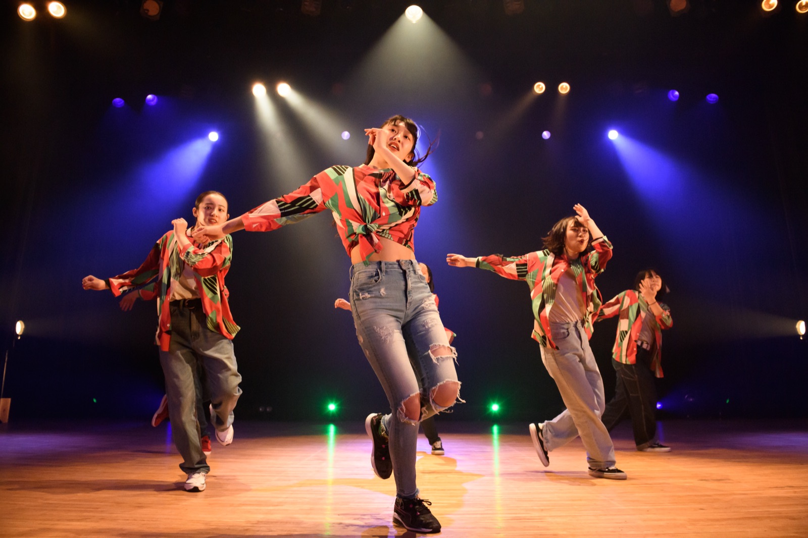 HIPHOPのレッスン風景